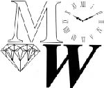 Buchstaben, Diamant, Uhrzeiger, Zahlen.